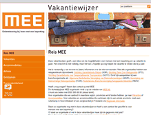 Tablet Screenshot of meevakantiewijzer.nl